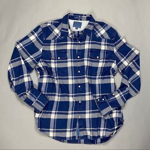 Men’s Lucky Brand pearl Snap Shirt LARGE